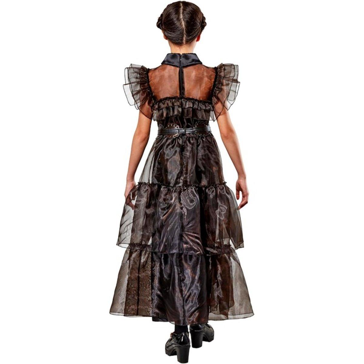 Costume mercoledì addams wednesday rave deluxe modello n
