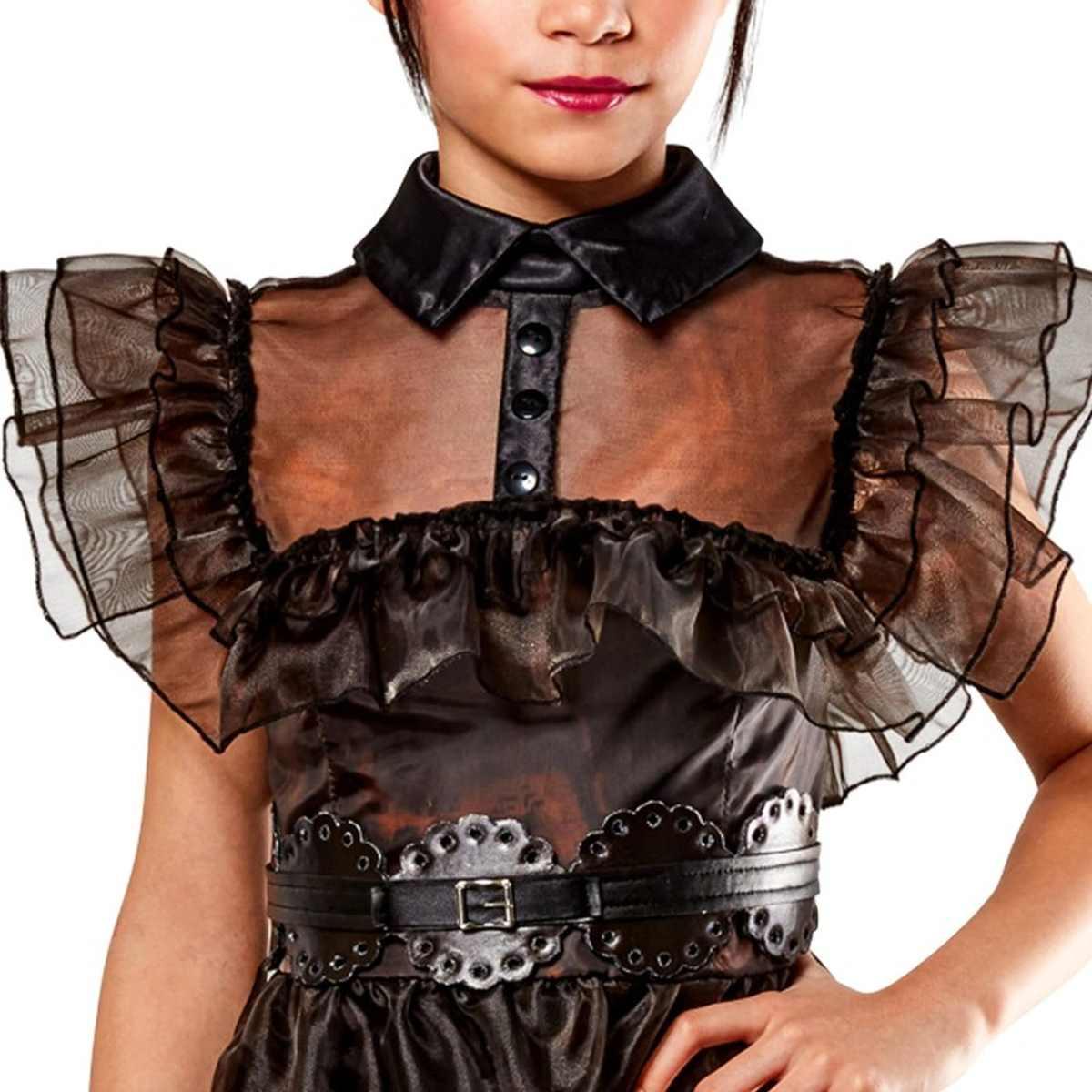 Costume mercoledì addams wednesday rave deluxe modello n