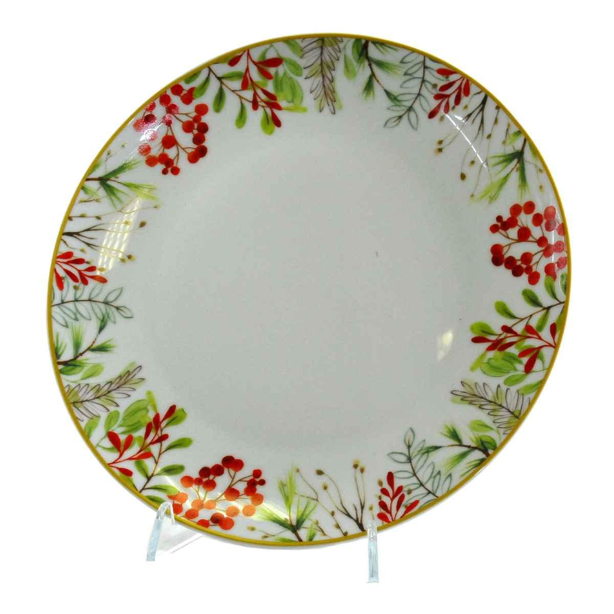 Espositore natalizio piatti pvc trasparente 17 x 22 cm