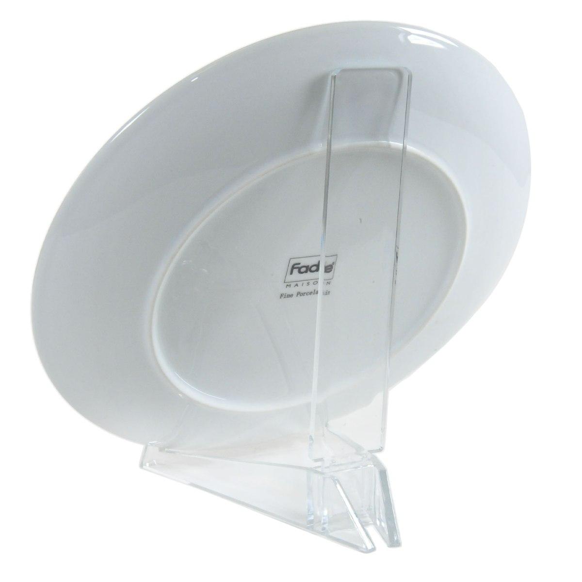 Espositore natalizio piatti pvc trasparente 17 x 22 cm