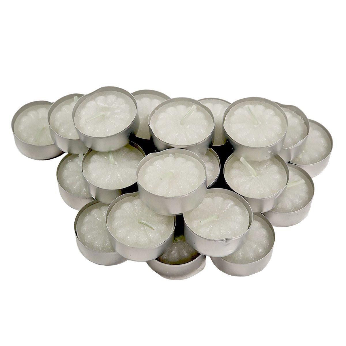 Candela tea light bianche Set 25 pz