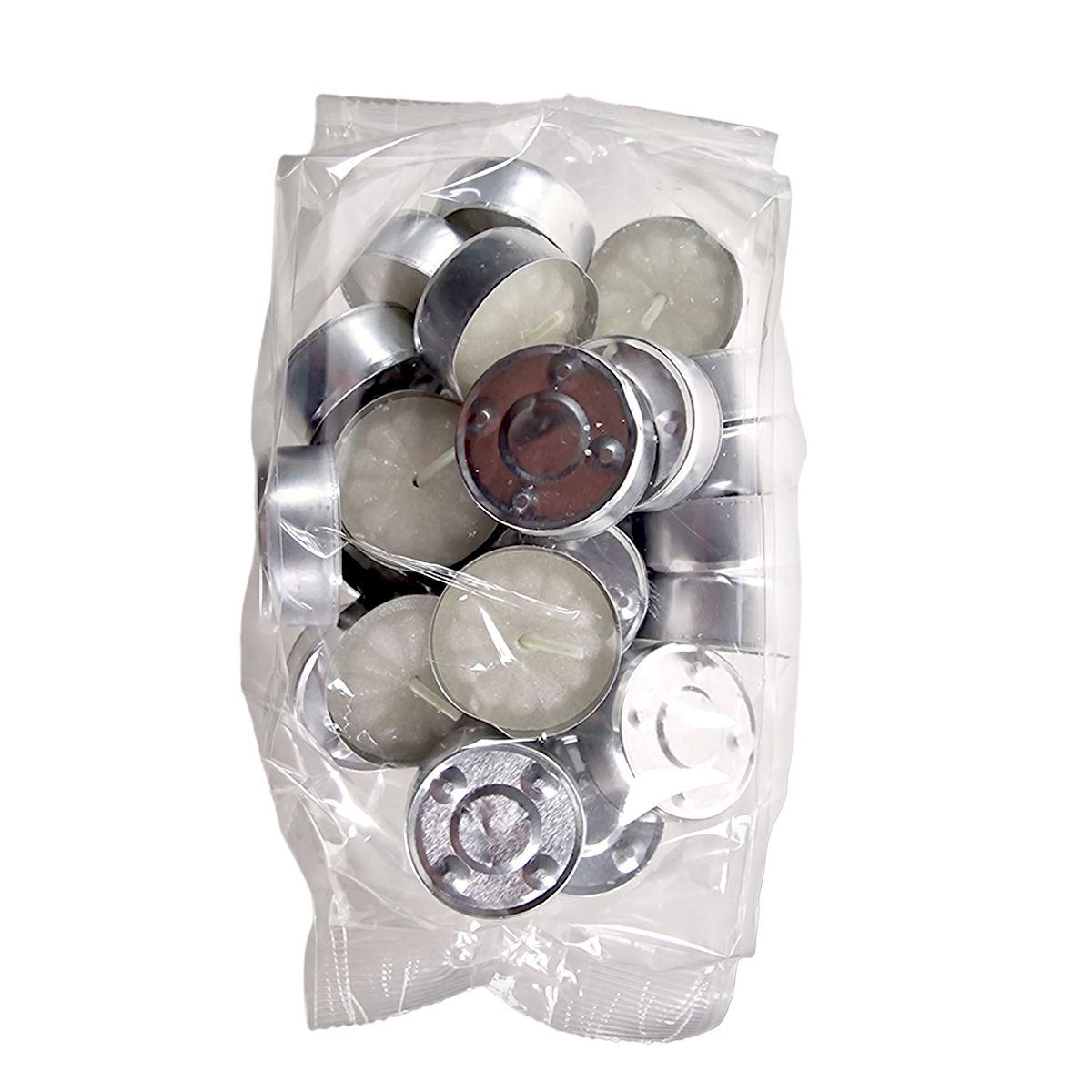 Candela tea light bianche Set 25 pz