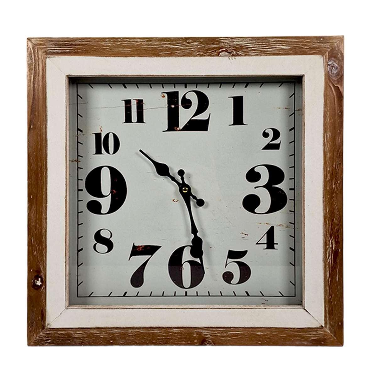 Orologio parete quadrato modello a 40 x 40 cm