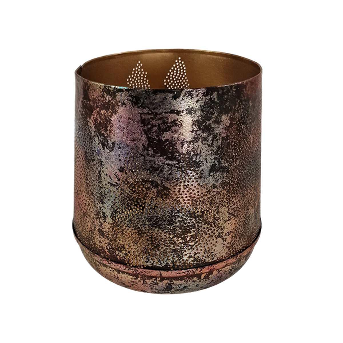 Vaso metallo oro