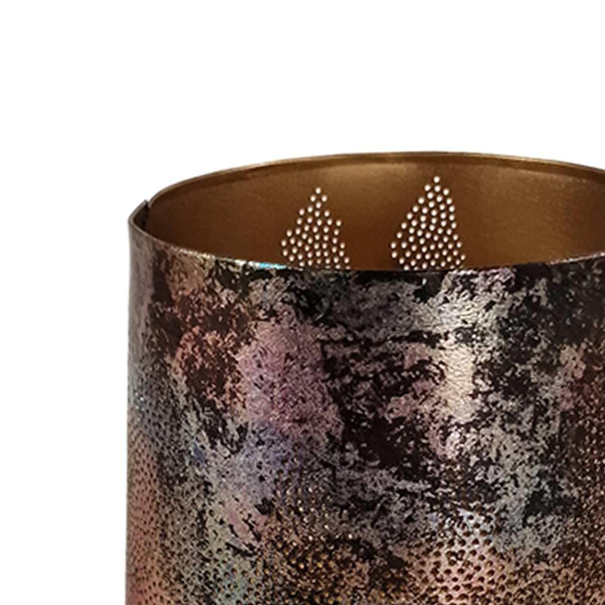 Vaso metallo oro