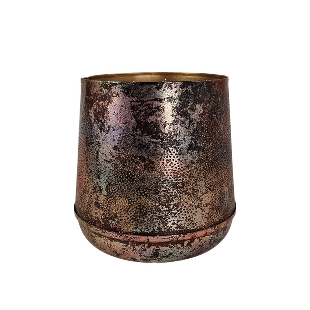 Vaso metallo oro