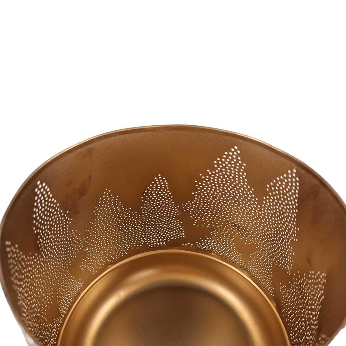 Vaso metallo oro