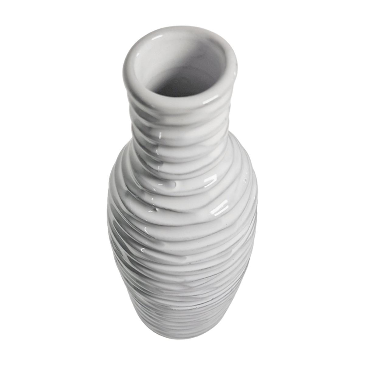 Vaso ceramica zelda bianco 12 cm