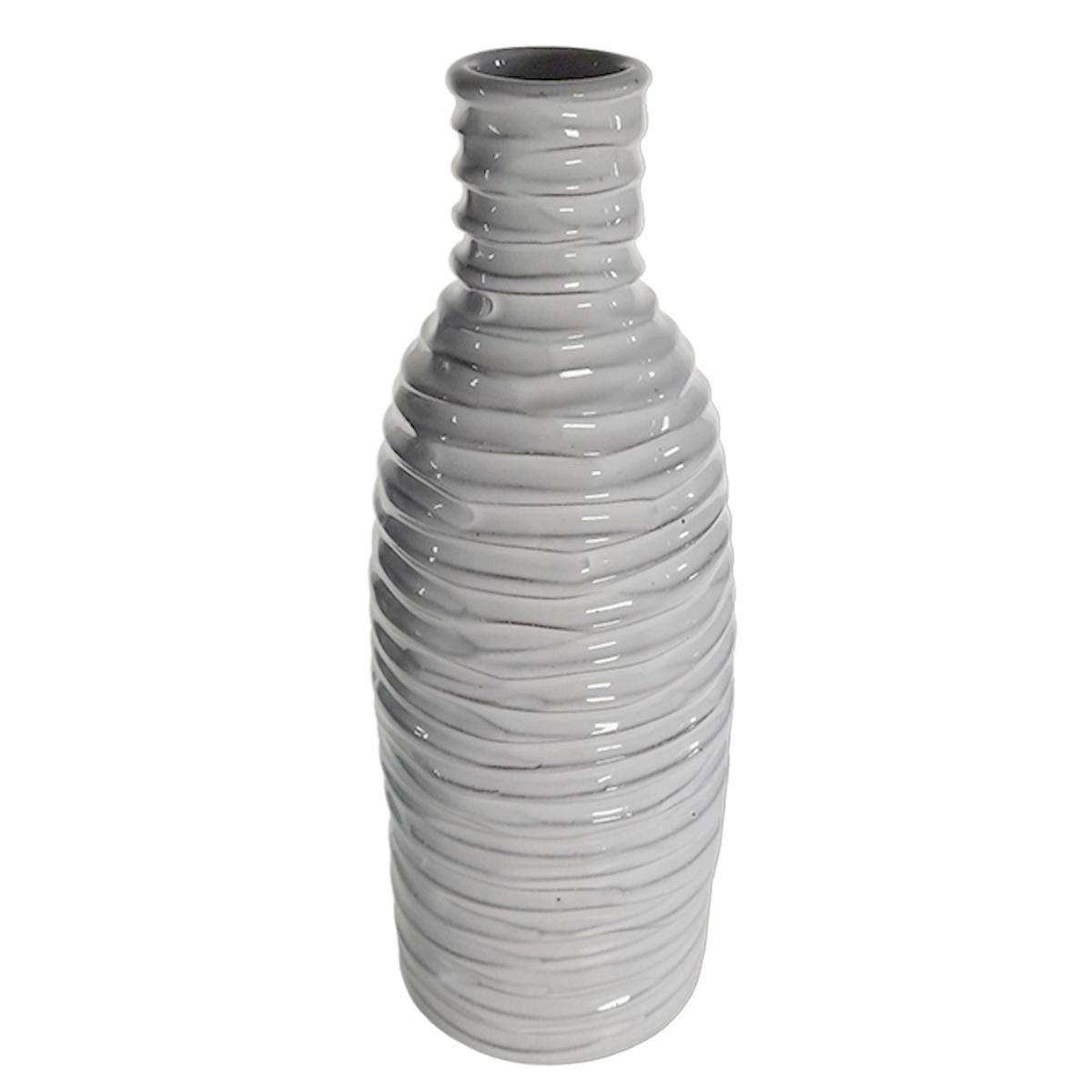 Vaso ceramica zelda bianco 12 cm