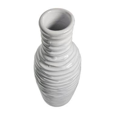 Vaso ceramica zelda bianco 12 cm