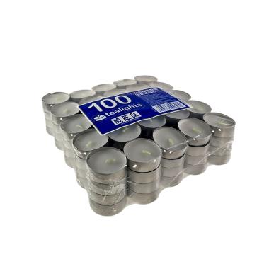 Candela tea light bianche Set 100 pz