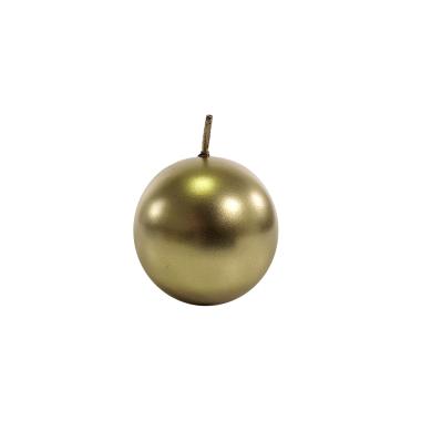 Candela sfera oro Ø 6 cm