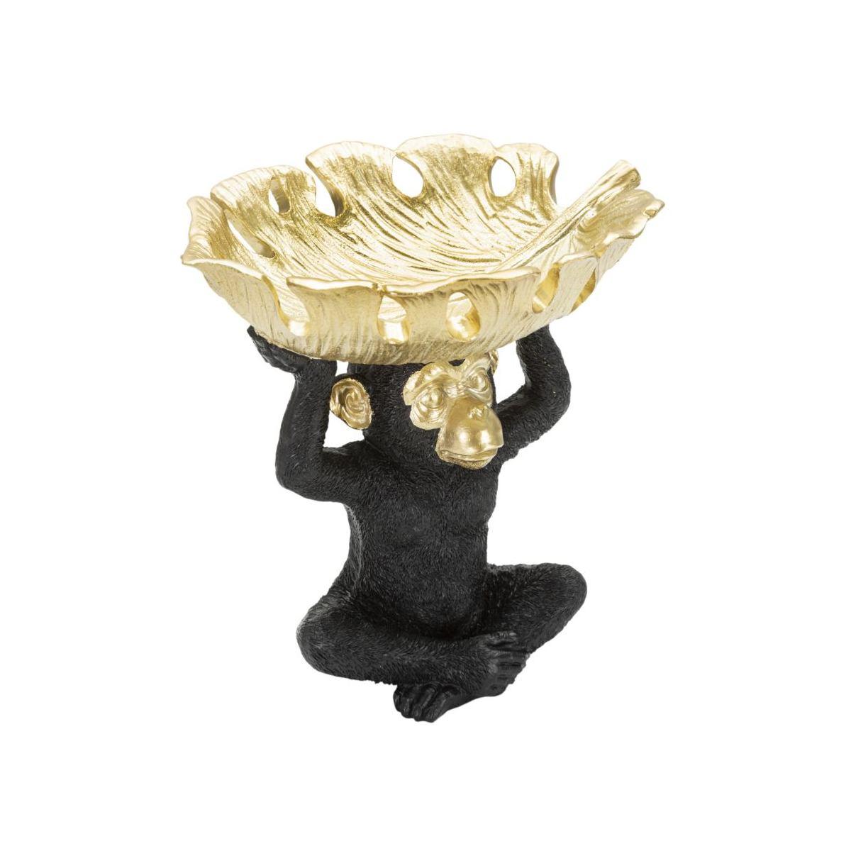 Scultura scimmia svuota tasche 25,2 x 21 x 24 cm