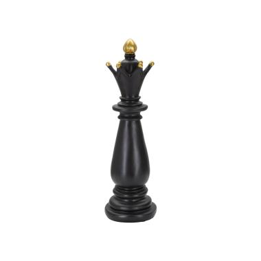 Scultura alfiere nero oro