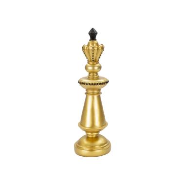 Scultura re oro nero