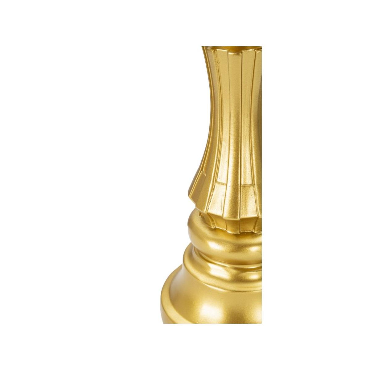 Scultura re oro nero
