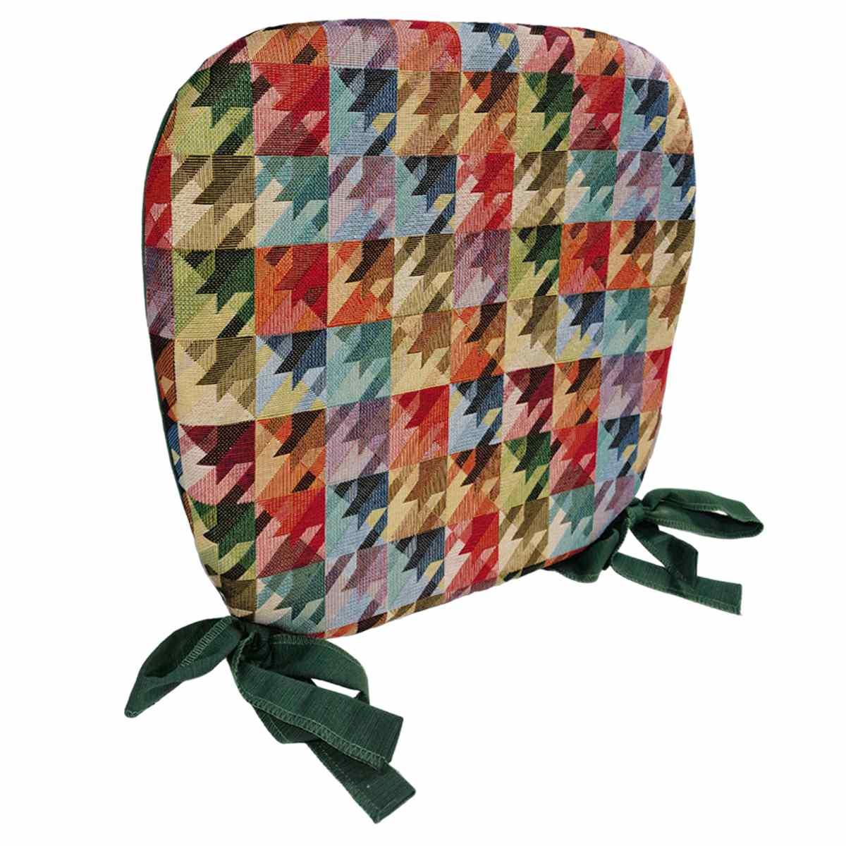 Cuscino sedia sagomato gobelin 40 x 39 x 5 cm