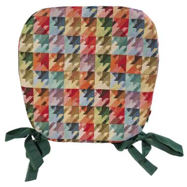 Cuscino sedia sagomato gobelin 40 x 39 x 5 cm