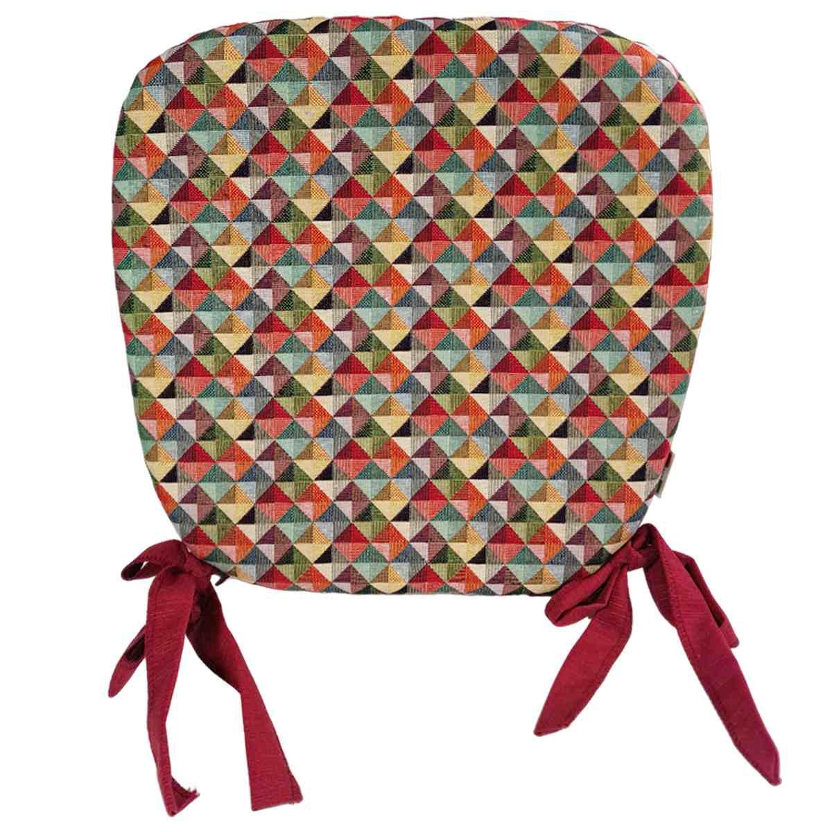 Cuscino sedia sagomato gobelin 40 x 39 x 5 cm