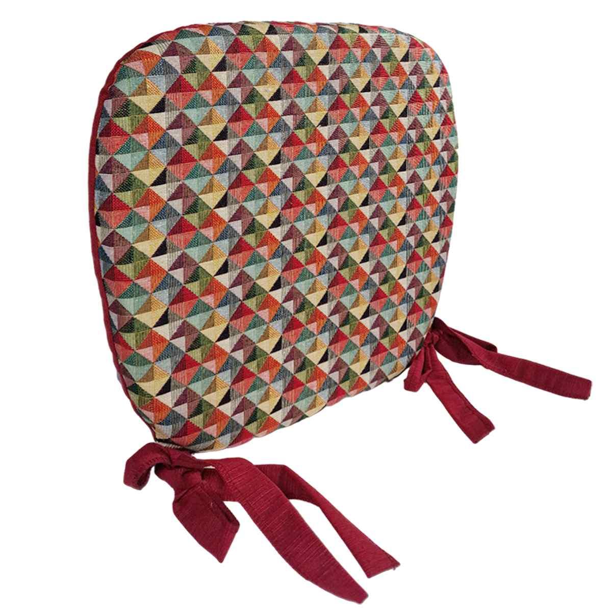 Cuscino sedia sagomato gobelin 40 x 39 x 5 cm