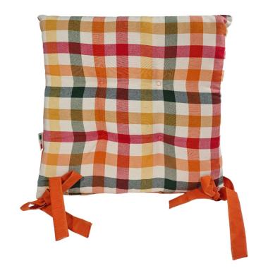 Cuscino sedia country arancio 41 x 41 cm