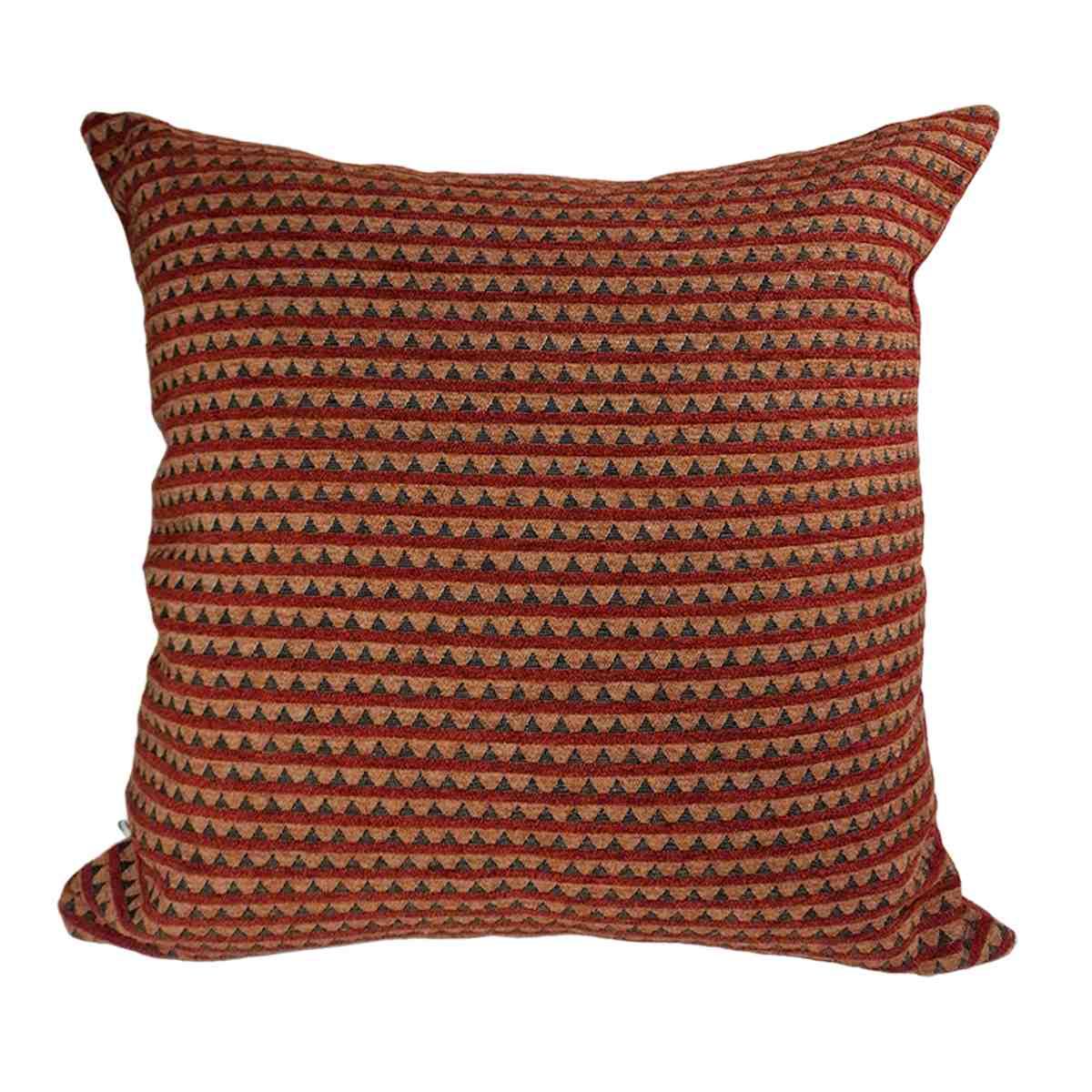 Cuscino arredo ciniglia erica marrone 53 x 53 cm