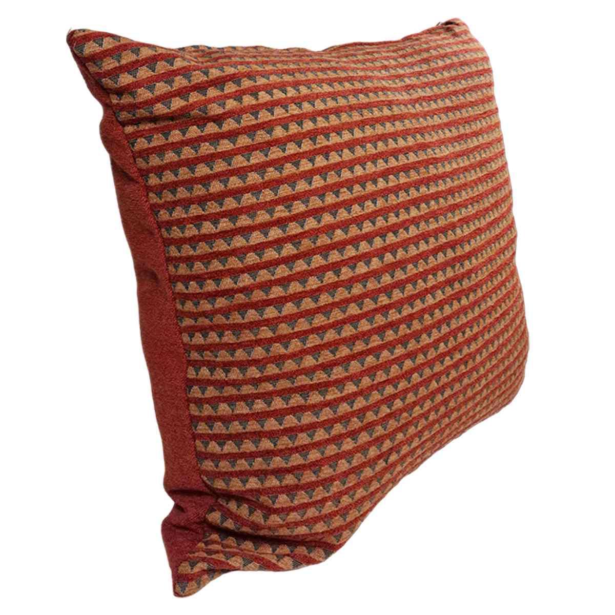 Cuscino arredo ciniglia erica marrone 53 x 53 cm