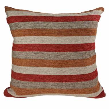 Cuscino arredo ciniglia emma marrone 53 x 53 cm