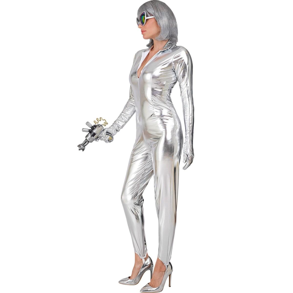 Costume tuta argento