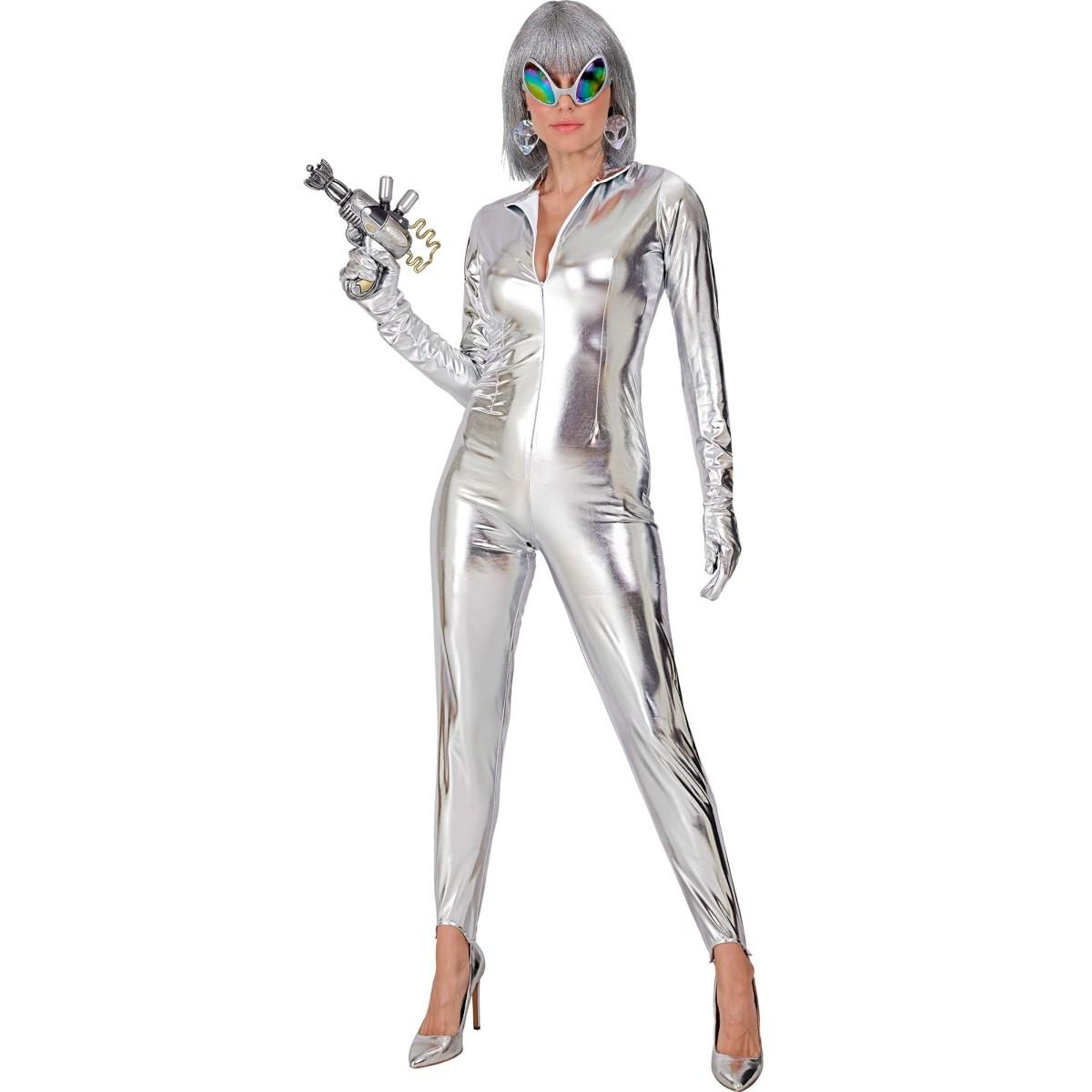 Costume tuta argento