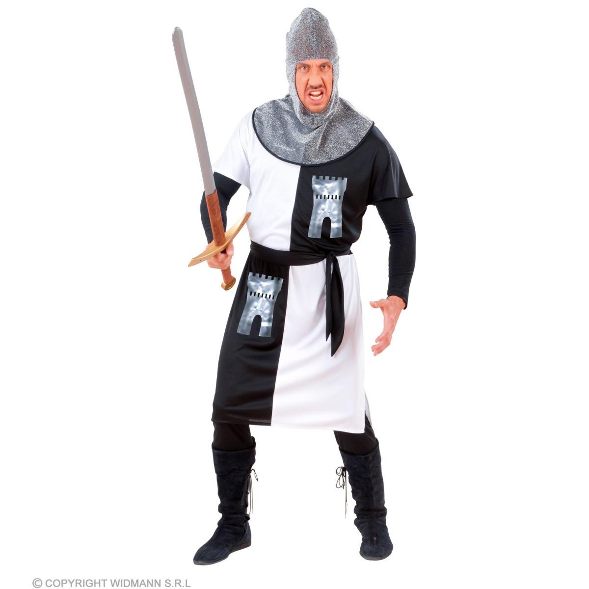 Costume crociato cavaliere nero