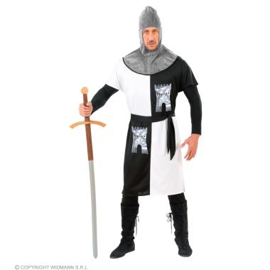 Costume crociato cavaliere nero