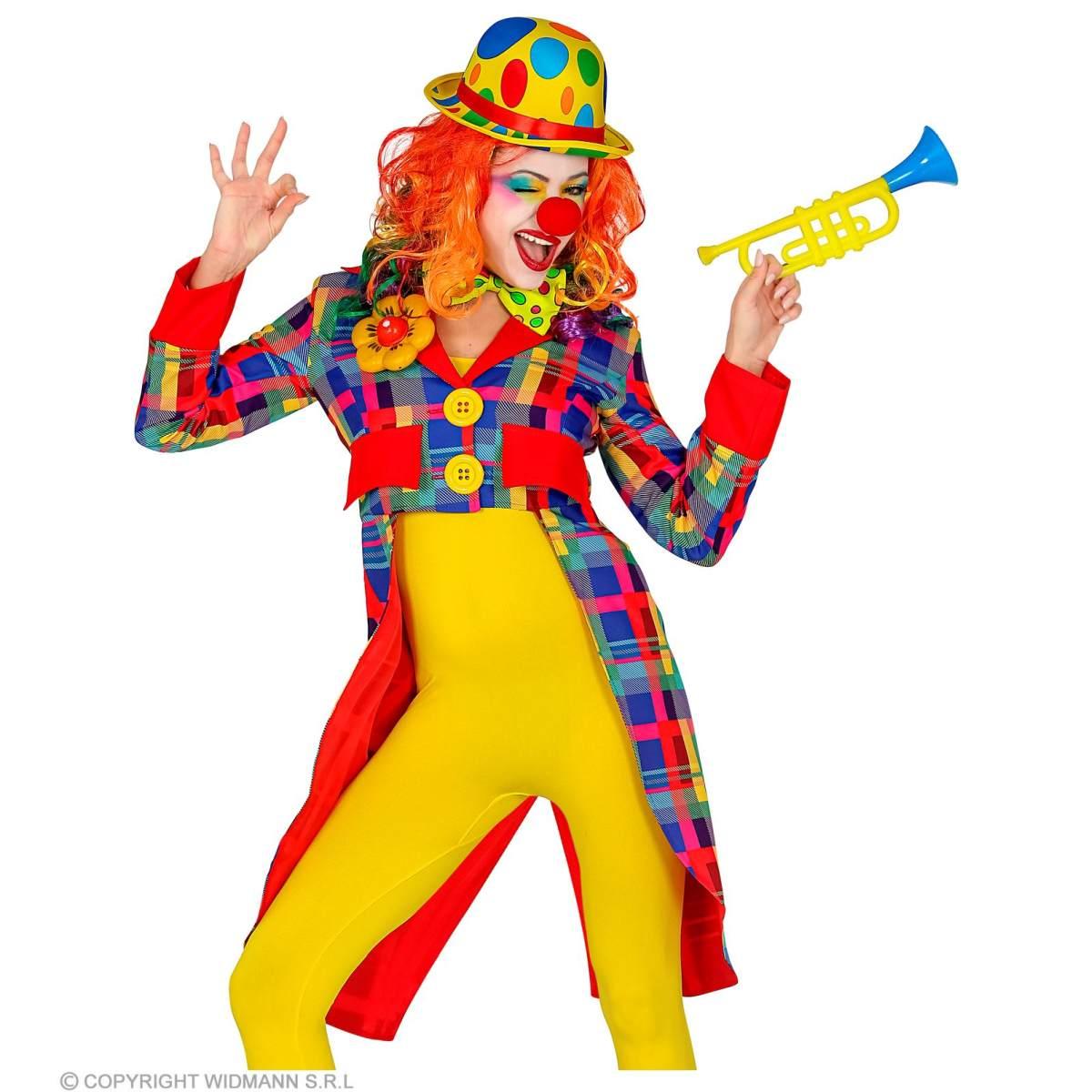Giacca frac clown multicolor