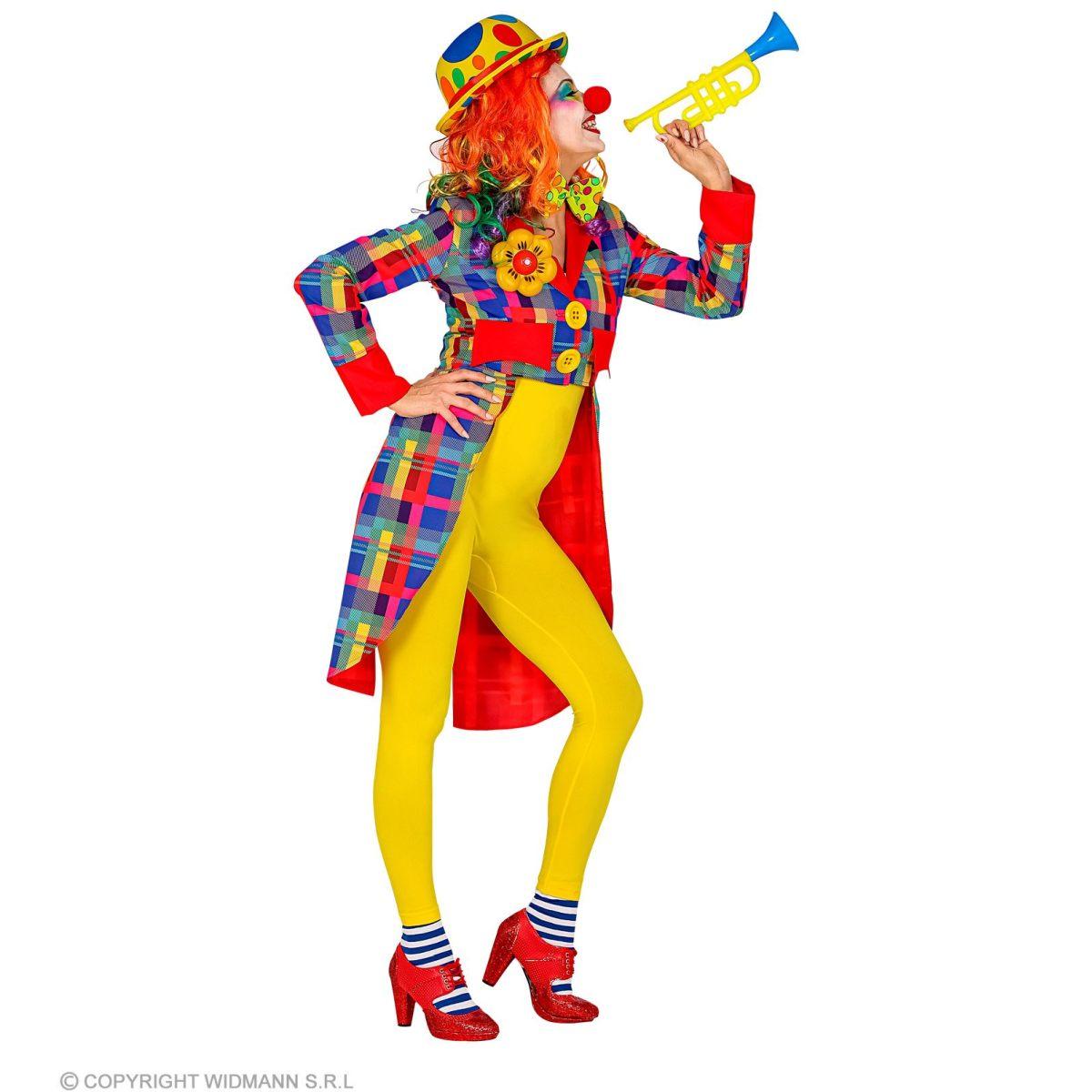 Giacca frac clown multicolor