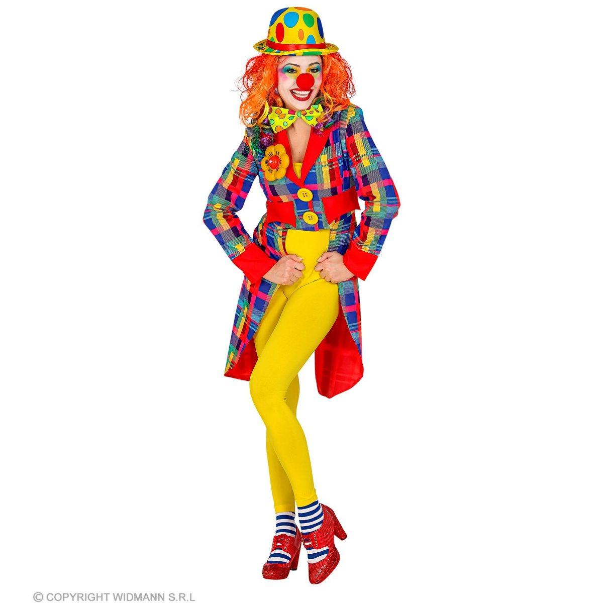 Giacca frac clown multicolor