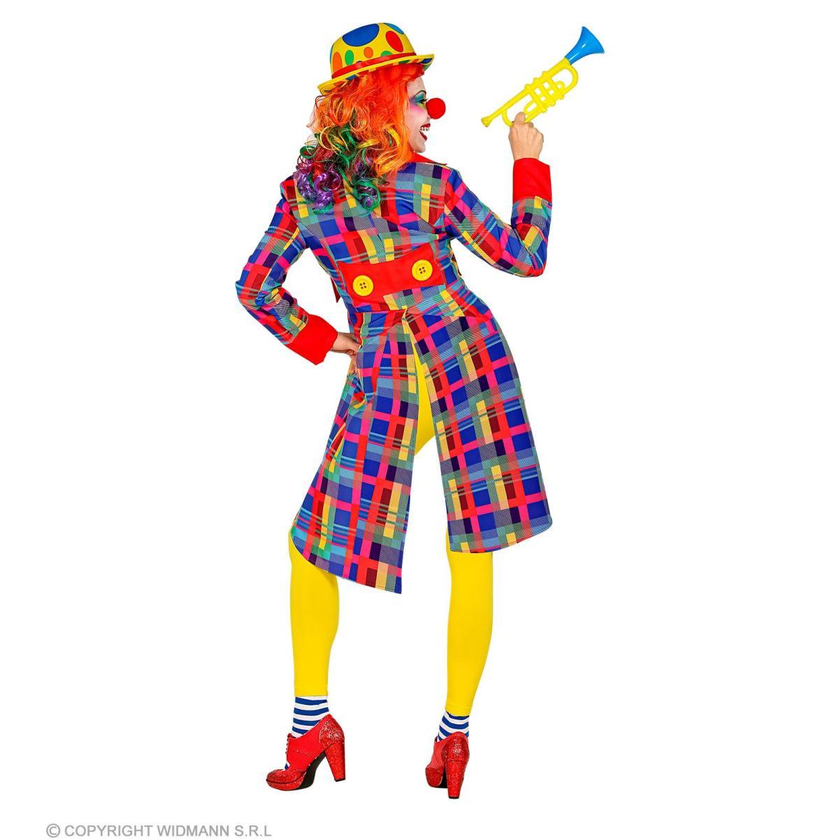 Giacca frac clown multicolor