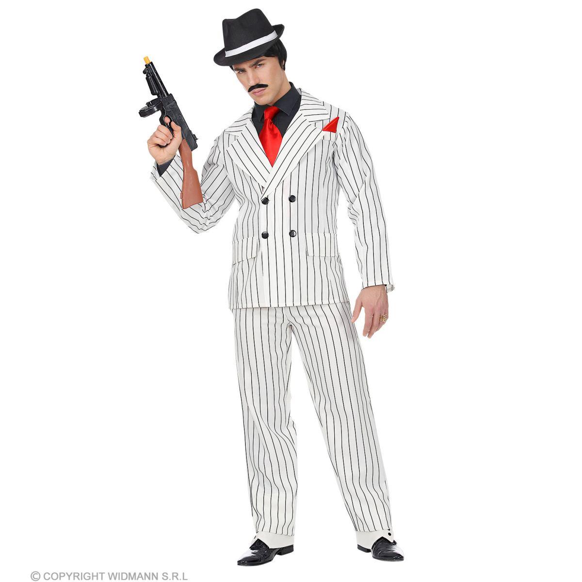 Costume gangster bianco