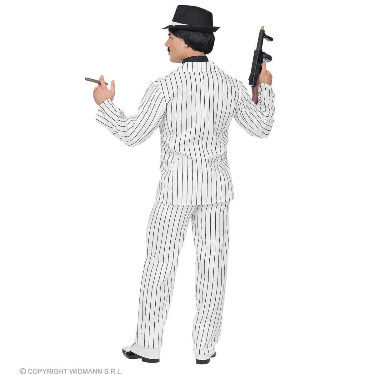 Costume gangster bianco