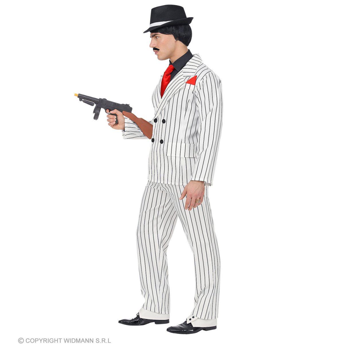 Costume gangster bianco