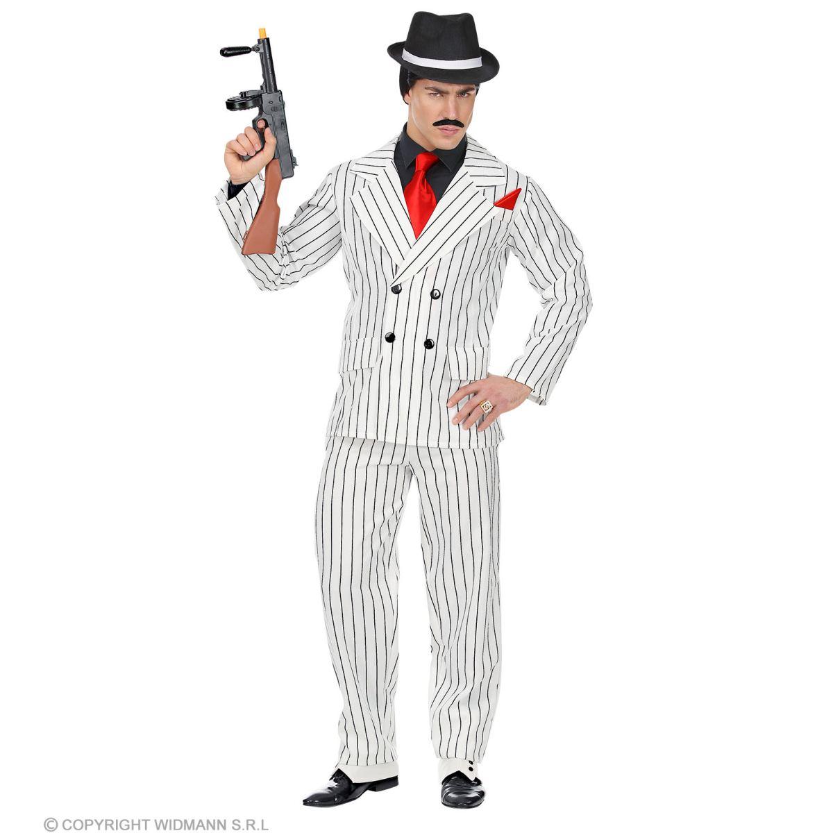 Costume gangster bianco