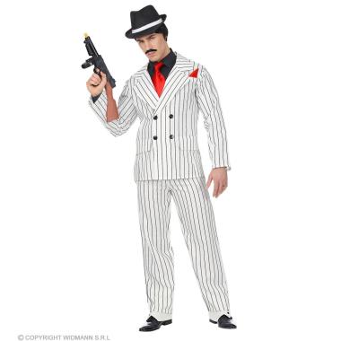 Costume gangster bianco