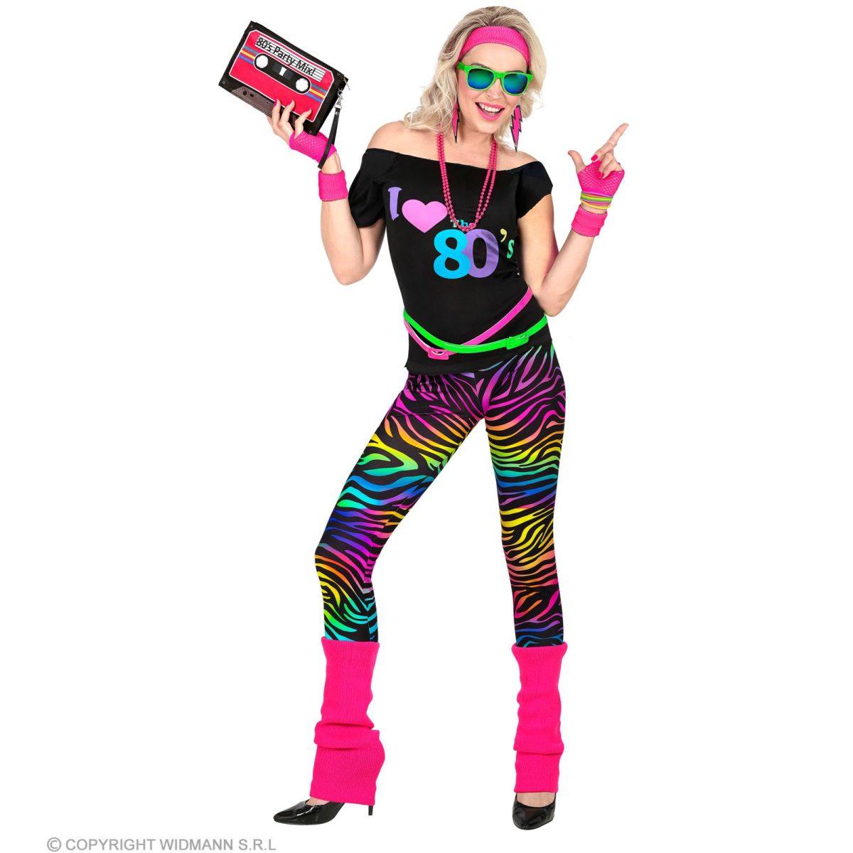 Costume anni 80 leggins