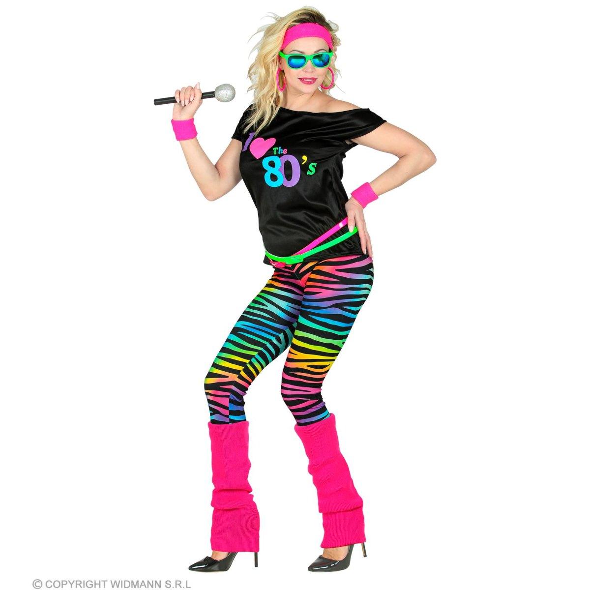 Costume anni 80 leggins
