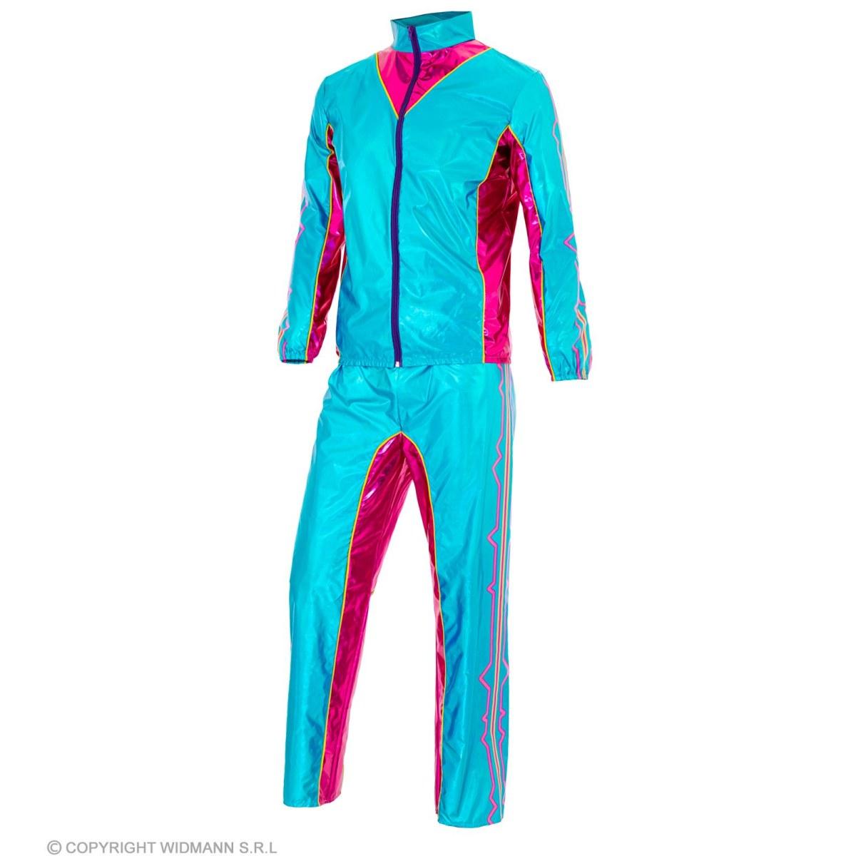 Costume tuta anni 80 azzurra