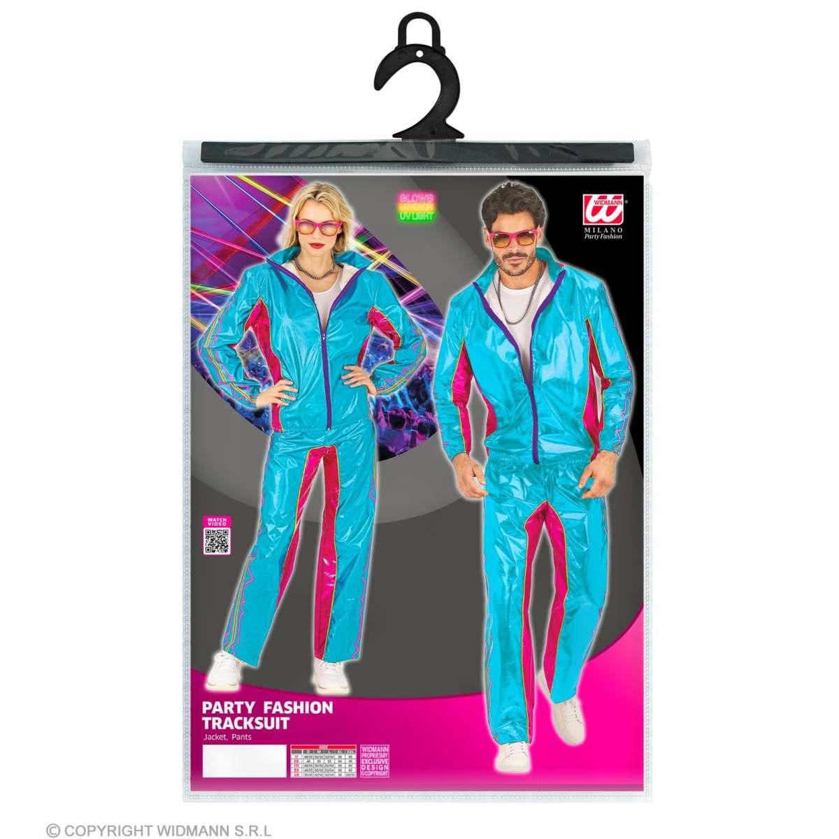 Costume tuta anni 80 azzurra