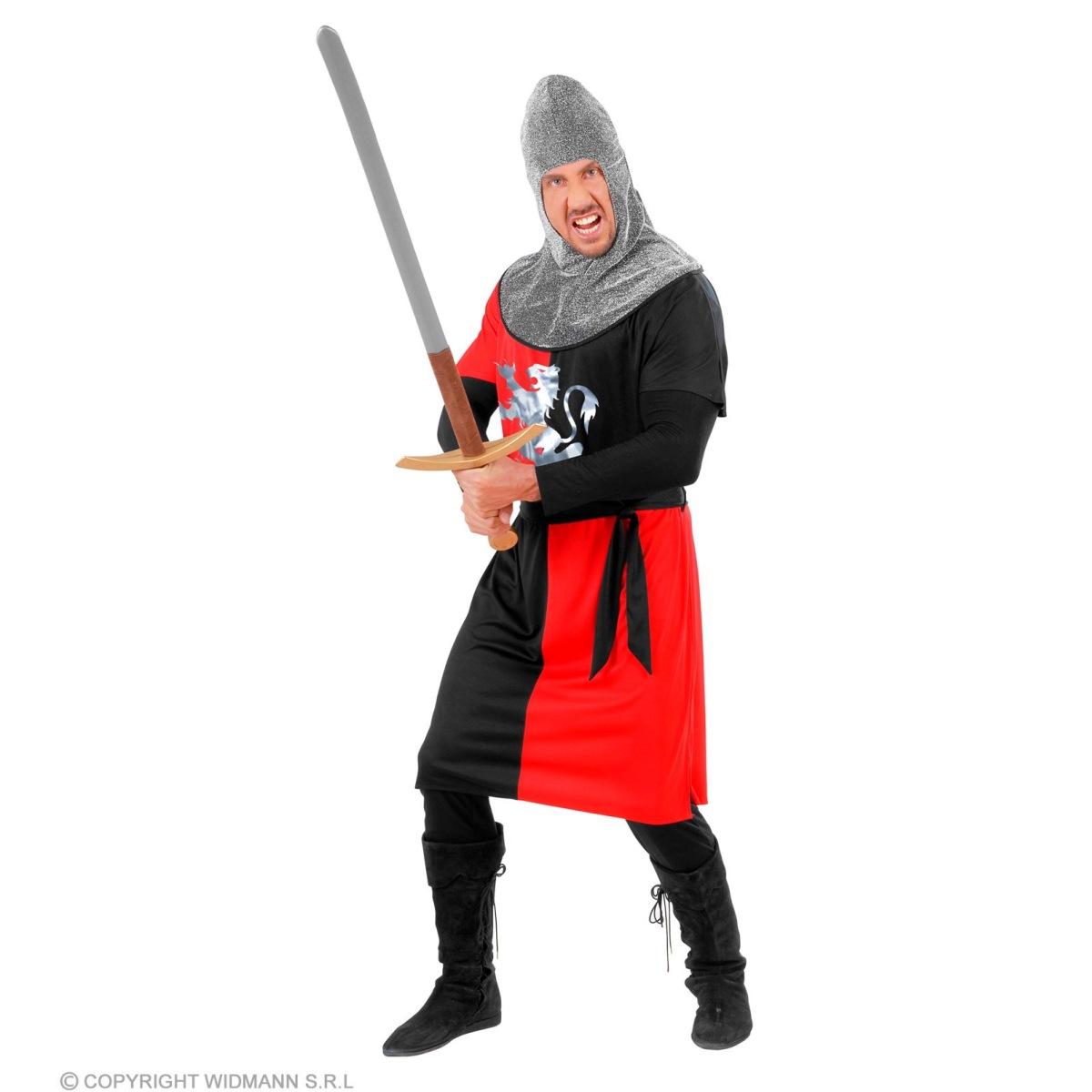 Costume crociato cavaliere rosso