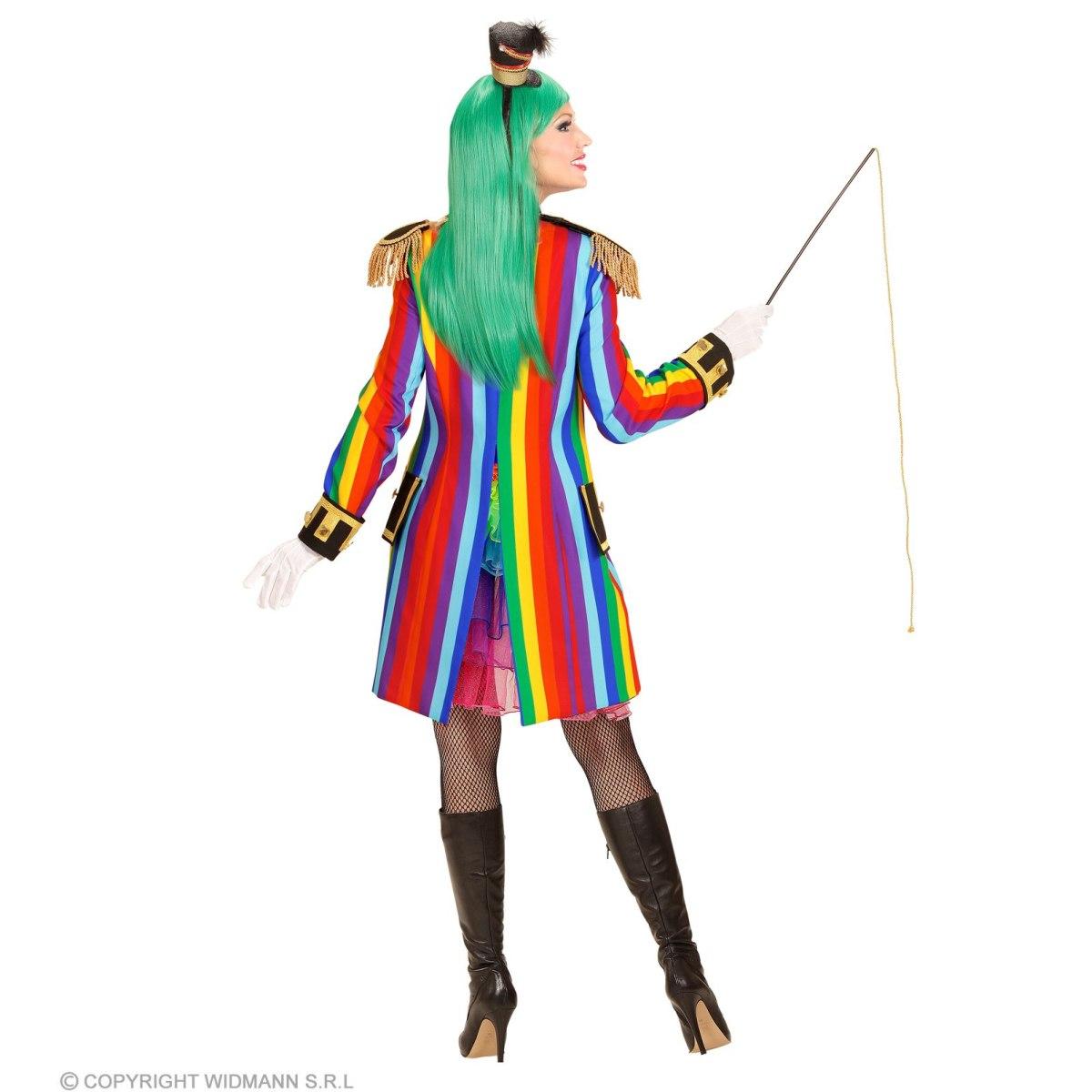 Giacca parata righe arcobaleno multicolor