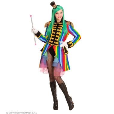 Giacca parata righe arcobaleno multicolor