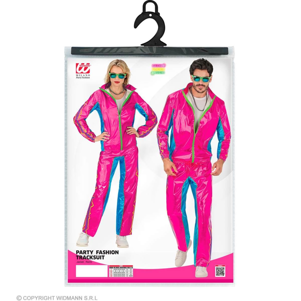 Costume tuta anni 80 rosa