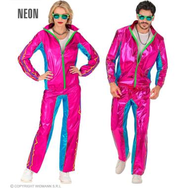 Costume tuta anni 80 rosa